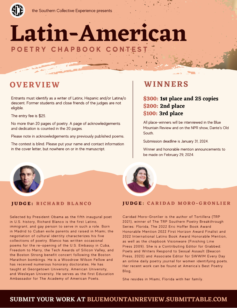 Latin American Poetry Chapbook Contest